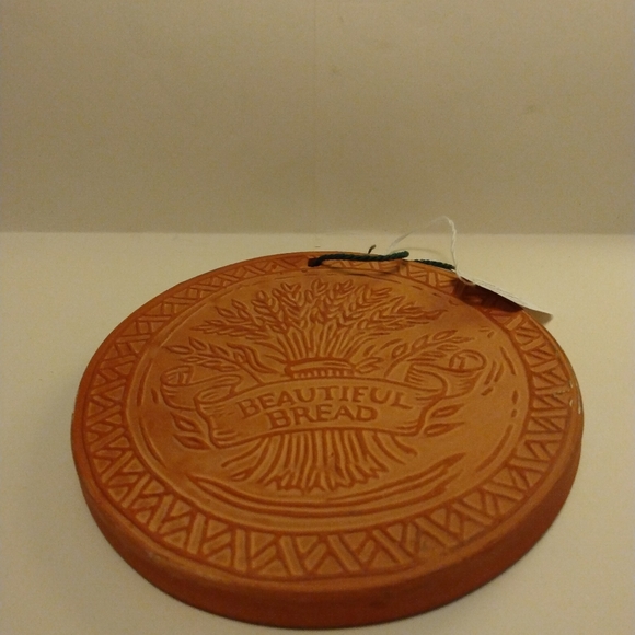 Other - Vintage Terra Cotta bread warming stone. Round. 1993.